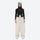 Women's waterproof 2L snow jacket and pants - cream snow pants, on-model front view, for powder days and winter commute