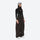 Women's waterproof 2L snow jacket and pants - coffee brown snow pants, on-model side view, for resort and street wear