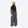 Women's minimalist breathable ski jacket set - gray snow pants, on-model front view, for cold-weather winter sports