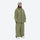Women's minimalist breathable ski jacket set - olive green jacket with olive pants, for skiing and snowboarding