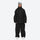 Women's 2-layer snowboard jacket and pants - black jacket with black pants, for cold-weather winter sports