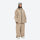 Women's 2-layer snowboard jacket and pants - tan jacket with tan pants, for resort and street wear