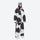 Women's minimalist breathable ski jacket set - cow print jacket with cow print pants, for skiing and snowboarding