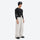 Men's 2-layer snowboard jacket and pants - cream snow pants, on-model side view, for cold-weather winter sports
