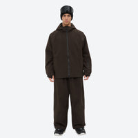 
                  
                    Men's waterproof 2L snow jacket and pants - coffee brown jacket with coffee pants, for powder days and winter commute
                  
                