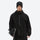 Men's waterproof 2L snow jacket and pants - black, on-model three-quarter front view, for cold-weather winter sports