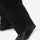 Men's 2-layer snowboard jacket and pants - black snow pants, hem cinch over boot close-up detail, for resort and street wear