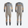 Men's sweat-wicking performance compression top and pants set - beige and orange compression base layer suit