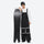 Unisex snowboard bib pants - black bib pants with white top, for powder days and winter commute