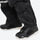Breathable 3-layer suspender bibs with reflective trim - black bib pants, for skiing and snowboarding