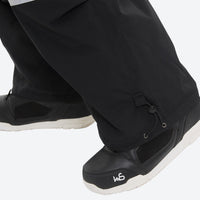 
                  
                    Breathable 3-layer suspender bibs with reflective trim - black bib pants, for resort and street wear
                  
                