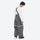 Breathable 3-layer suspender bibs with reflective trim - gray bib pants with white top, for powder days and winter commute