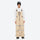 Unisex snowboard bib pants - tan bib pants with white top, on-model front view, for powder days and winter commute