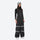 Women's 2-layer breathable snowboard jacket and bibs - black bib pants, for powder days and winter commute