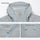Women's waterproof 3L hardshell ski jacket - light gray, hood vent holes infographic, for powder and piste riding