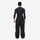 Unisex waterproof 3L snow jacket and pants series - black bib pants with white panels, for skiing and snowboarding