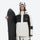 Women's 3-layer snowboard jacket and pants - white and black colorblock jacket, for resort and backcountry days