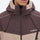 Unisex waterproof 3L snow jacket and pants series - coffee brown and tan colorblock, for cold-weather winter sports