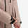 Breathable 3-layer ski jacket and pants set - coffee brown and tan colorblock, fully taped seams keep snow out