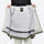Breathable 3-layer ski jacket and pants set - white olive green and brown colorblock, for cold-weather winter sports