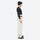Unisex waterproof 3L snow jacket and pants series - white snow pants, on-model side view, for skiing and snowboarding