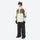 Unisex waterproof 3L snow jacket and pants series - white olive green and brown colorblock jacket with black pants