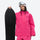 Women's 3-layer snowboard anorak and pants - rose pink jacket with rose pink pants, for powder and piste riding