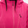 Women's 3-layer snowboard anorak and pants - rose pink, chest zip close-up detail, for skiing and snowboarding