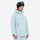 Men's waterproof 3L snow anorak jacket and pants series - ice blue jacket, for resort and street wear