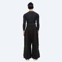 
                  
                    Men's waterproof 3L snow anorak jacket and pants series - black snow pants with black top, for skiing and snowboarding
                  
                