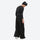 Men's breathable half-zip ski pullover set - black snow pants with black top, for resort and street wear
