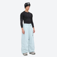 
                  
                    Men's breathable half-zip ski pullover set - ice blue snow pants with black top, for cold-weather winter sports
                  
                