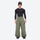 Men's breathable half-zip ski pullover set - sage green snow pants with black top, for skiing and snowboarding