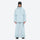 Men's 3-layer snowboard jacket and wide-leg pants - ice blue jacket with ice blue pants, for skiing and snowboarding