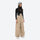 Women's 3-layer snowboard anorak and pants - tan snow pants, on-model front view, for resort and backcountry days