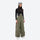 Women's breathable ski pullover set - olive green snow pants, on-model front view, for resort and backcountry days