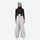 Women's 3-layer snowboard anorak and pants - light gray snow pants, on-model front view, for resort and backcountry days