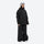 Women's breathable ski pullover set - black jacket with black pants, for resort and backcountry days