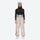 Unisex waterproof 3L snow jacket and bib pants series - cream tan marble print bib pants, for powder and piste riding