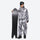 Unisex printed snowboard jacket and bibs - gray camo marble print suit, for cold-weather winter sports