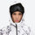 Breathable 3-layer ski jacket and suspender pants set - white marble print, for resort and backcountry days