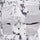 Unisex printed snowboard jacket and bibs - white marble print, inner snow skirt close-up detail, for skiing and snowboarding