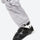Breathable 3-layer ski jacket and suspender pants set - white marble print bib pants, fully taped seams keep snow out