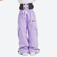 
                  
                    Kids breathable 2-layer ski suit - lavender kids snow pants, for cold-weather winter sports
                  
                