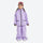 Kids breathable 2-layer ski suit - lavender kids jacket with lavender pants, for snow play and winter commute