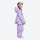 Kids waterproof 2L snow jacket and pants set - lavender kids jacket with lavender pants, for kids skiing and snowboarding