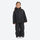 Kids snowboard jacket and pants with snow gaiters - black kids jacket with black pants, for kids skiing and snowboarding