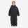 Kids breathable 2-layer ski suit - black kids jacket with black pants, on-model front view, for snow play and winter commute