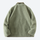 Men's reversible sherpa fleece jacket with full zip - olive double-sided fleece jacket, for hiking and trail walking