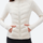 Women's warm packable down midlayer with stretch fabric - white down jacket on women, for travel and daily commute